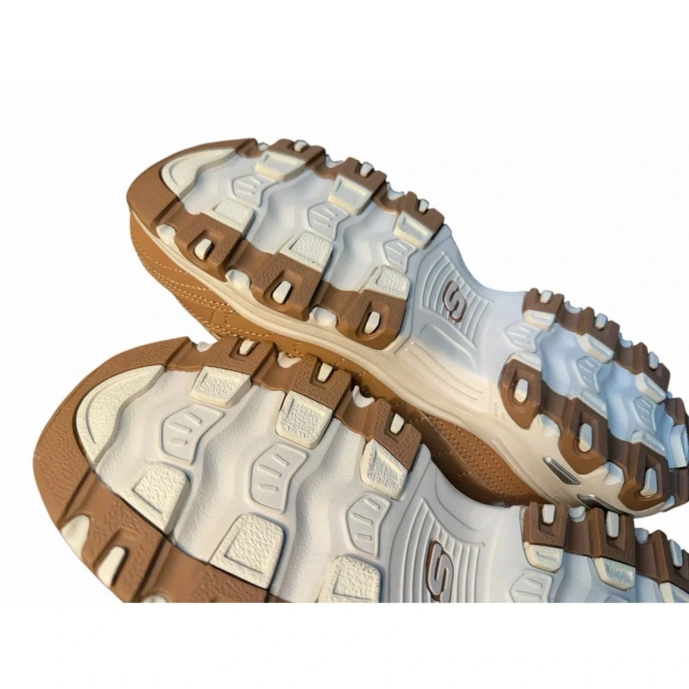 Skechers Women's D'Lites Comfy Step Slip-On Sneaker Style 149783 Sz 6.5 Chestnut